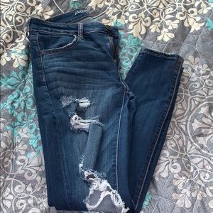 AE skinny ripped jeans